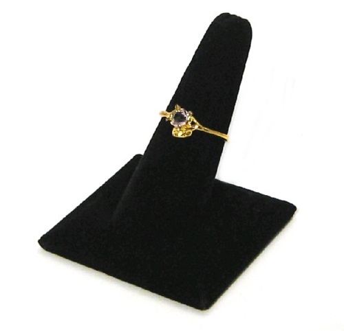 4 Piece Black Velvet Jewelry Display Presentation or Photography Set BV2