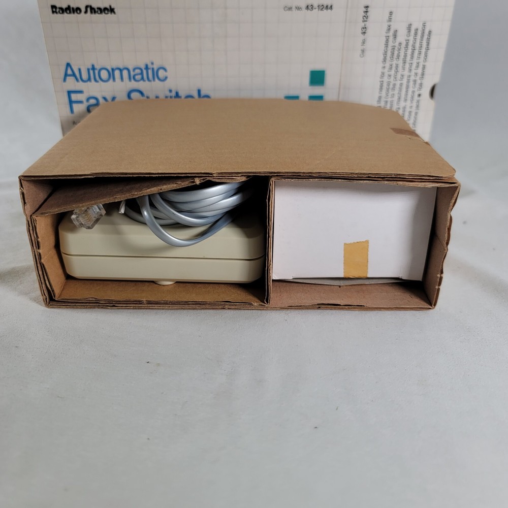 Radio Shack Automatic Fax Switch 43-1244