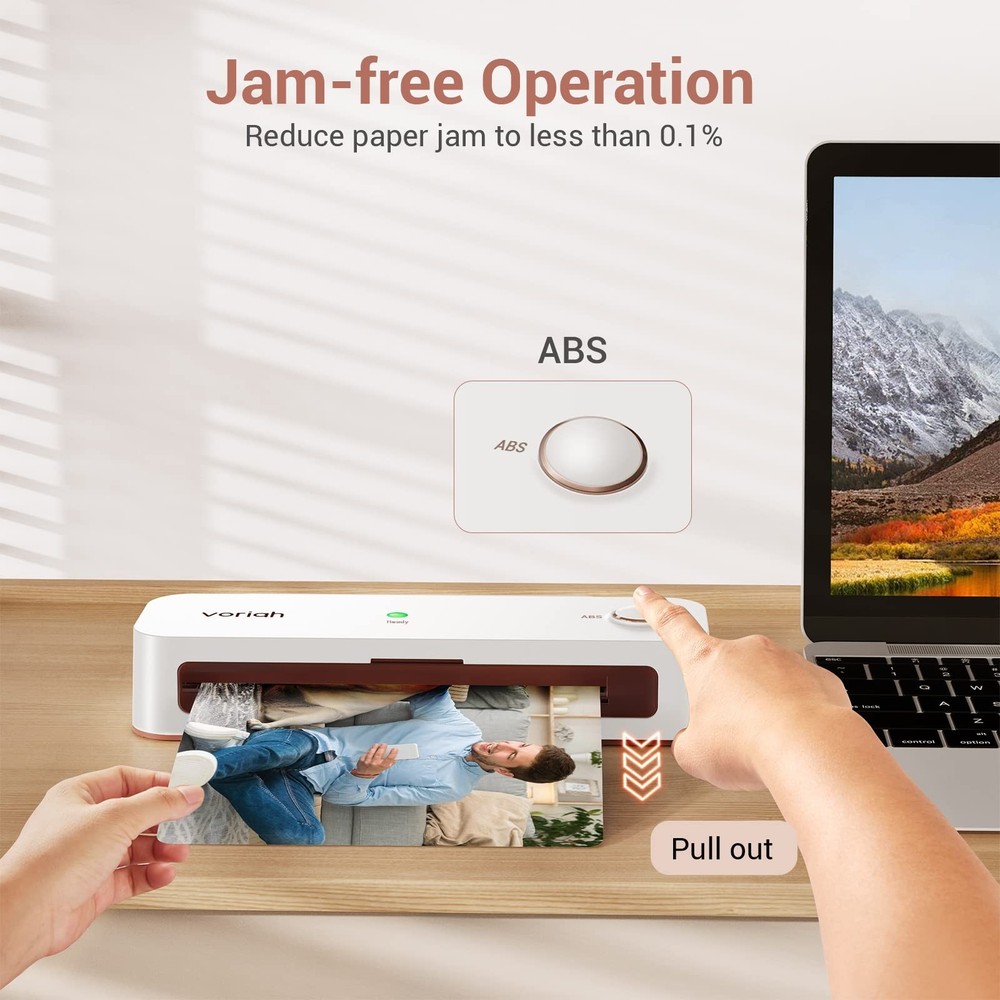 Voriah Paper Laminating Machine with ABS Protection