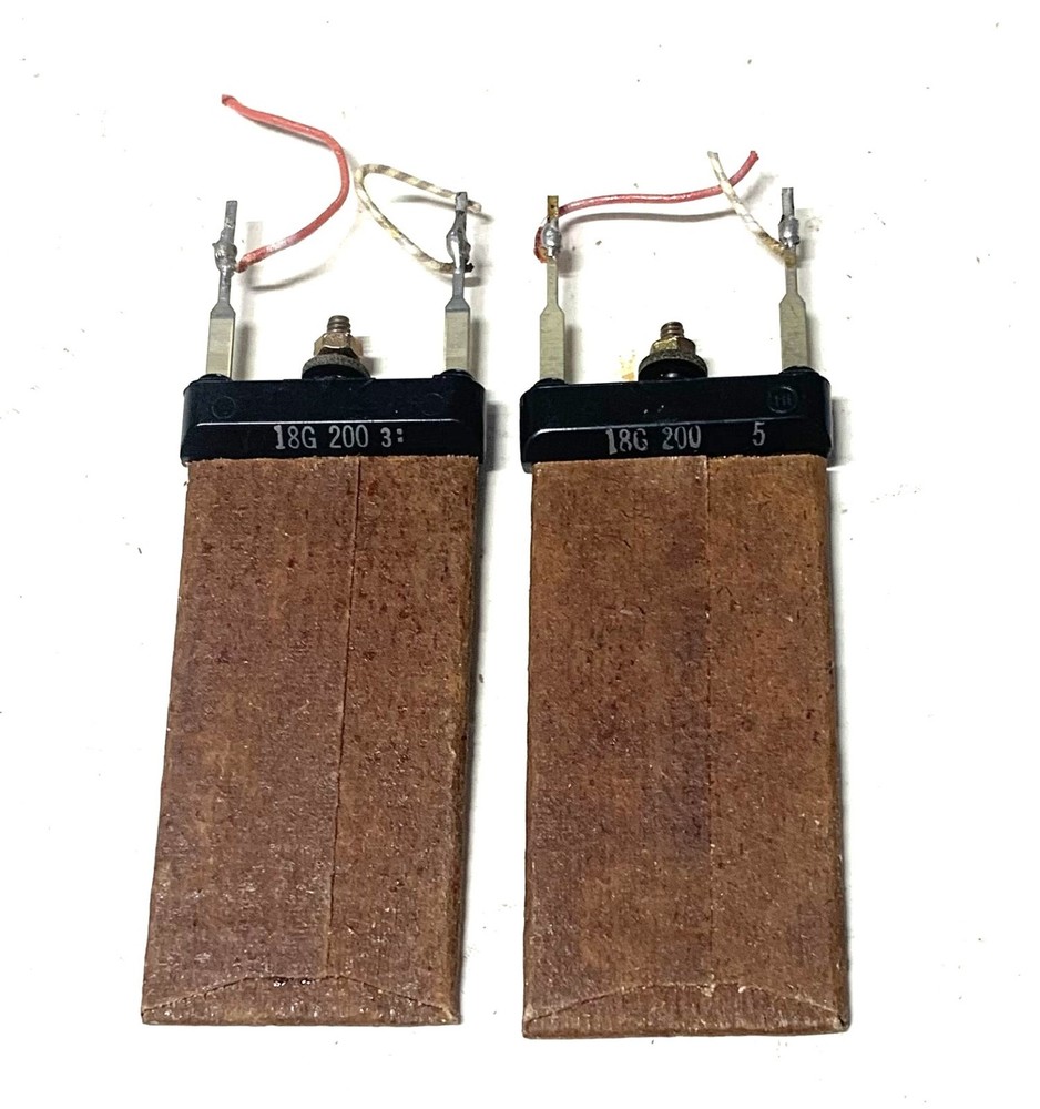 Western Electric type 18 flat resistors 200 ohms pair
