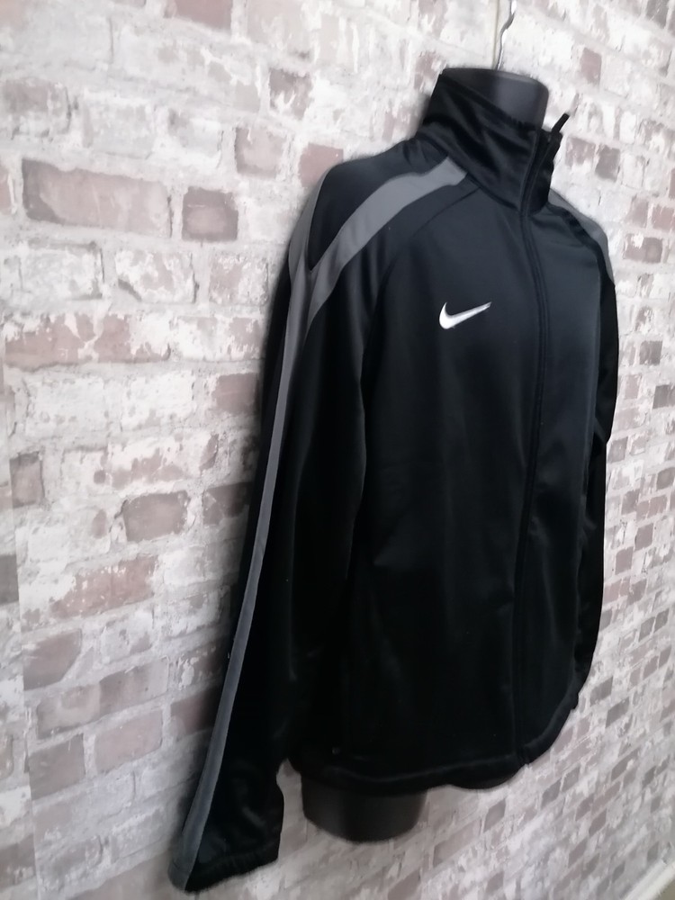 NIKE Jacket Black Size Medium Pockets - Track Jacket