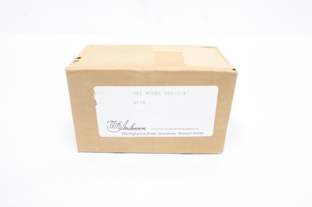 We Anderson SFI-100-3/4 Flow Indicator 3/4in
