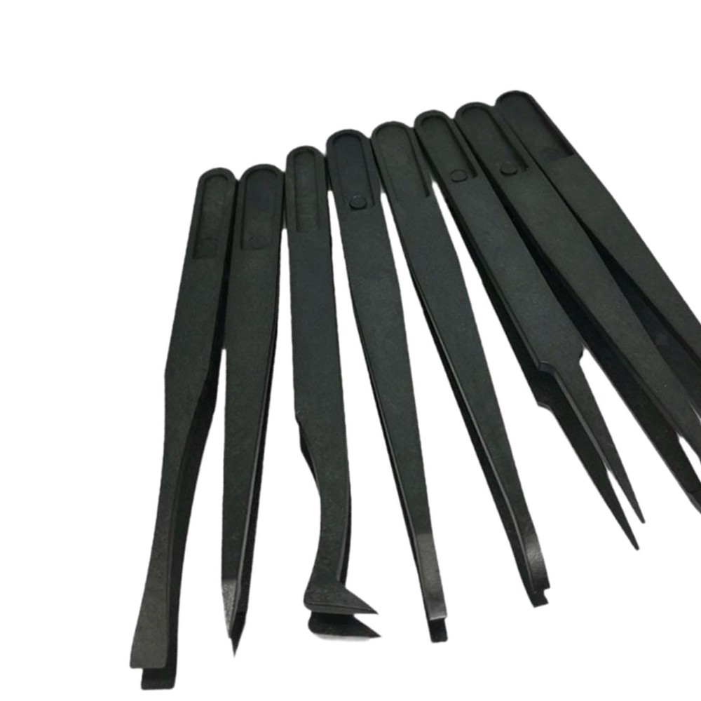 8x Precision Tweezers Set Versatile Anti Statics Comfortable Convenient