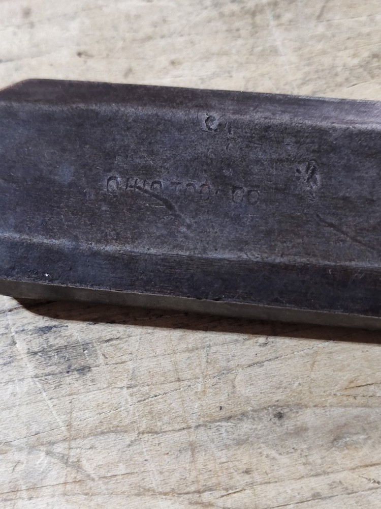 Antique Ohio Tool 1-1/4" Bevel Edge Socket Chisel Timber Framing