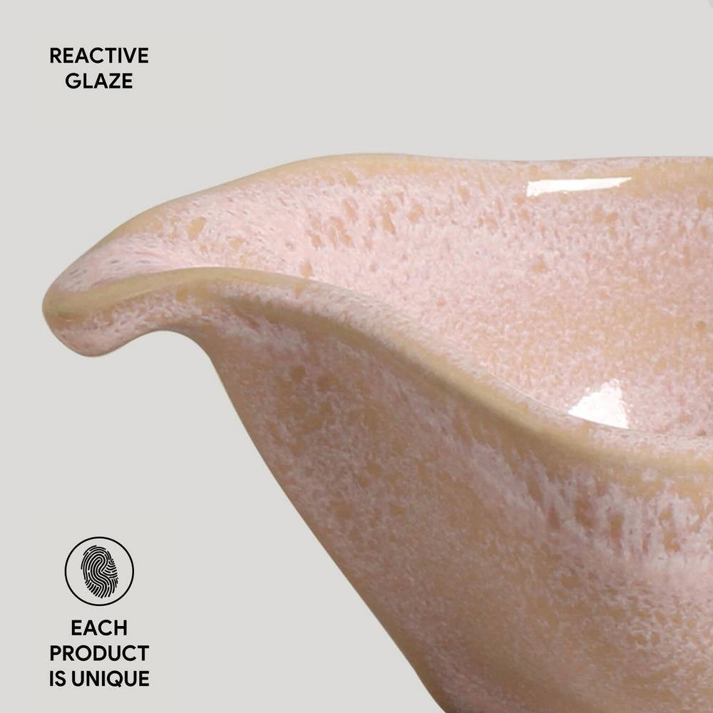 Stoneware 6-Piece Teardrop Litchi Set