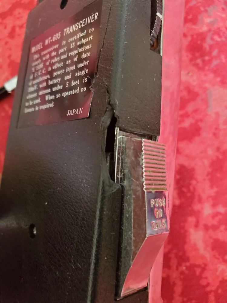 Solid State 6 Ambassador Transceiver Radio Model WT-605 Japan Made