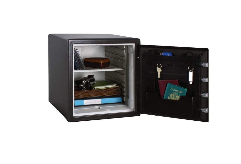 SentrySafe Black Fireproof Safe with Digital Push Button Keypad, Home Safe Fo...