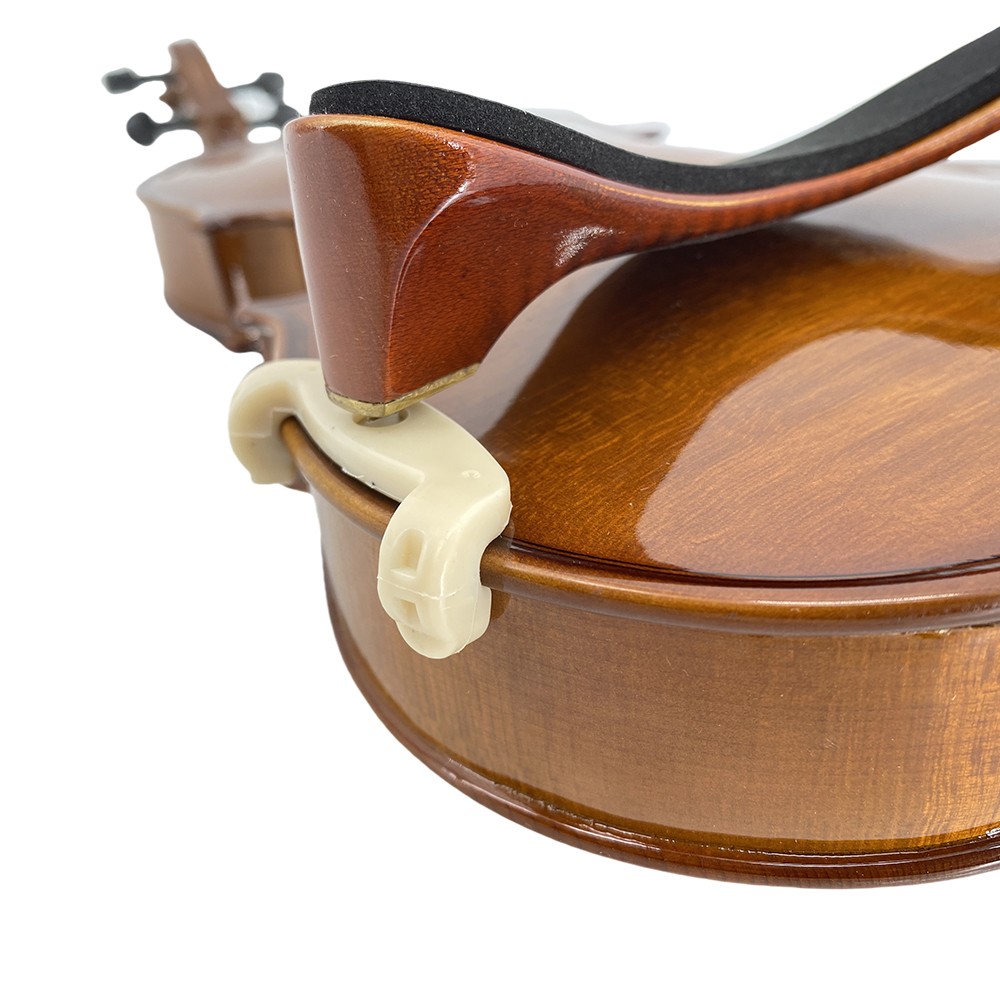 3/4 4/4 Violin Shoulder Rest Maple Tiger Stripe Adjustable Height Smooth