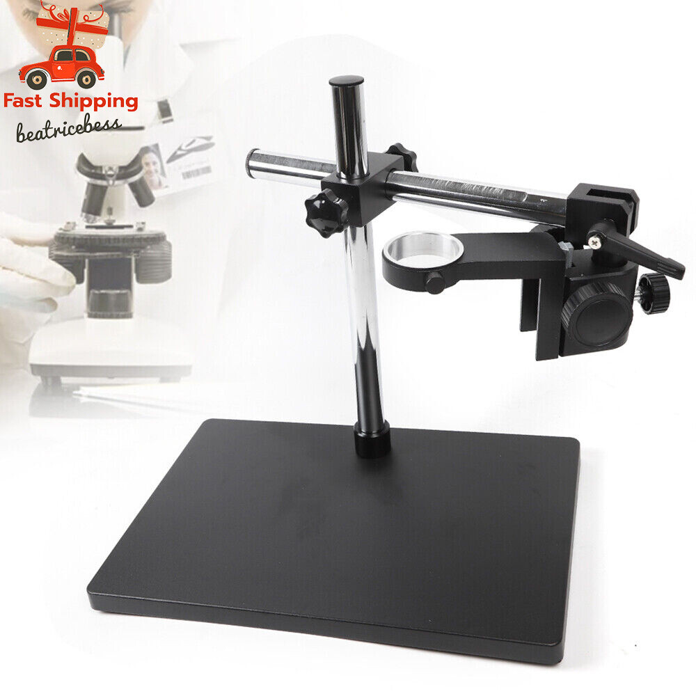 Microscope Camera Boom Stereo Arm Table Stand Adjustable Holder 10-265mm