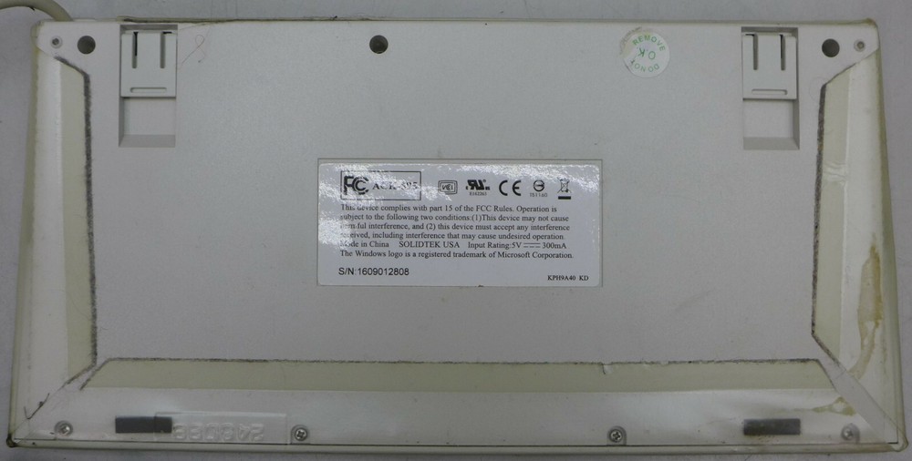 ACK-595 PS2 Mini Keyboard KPH9A40 KD