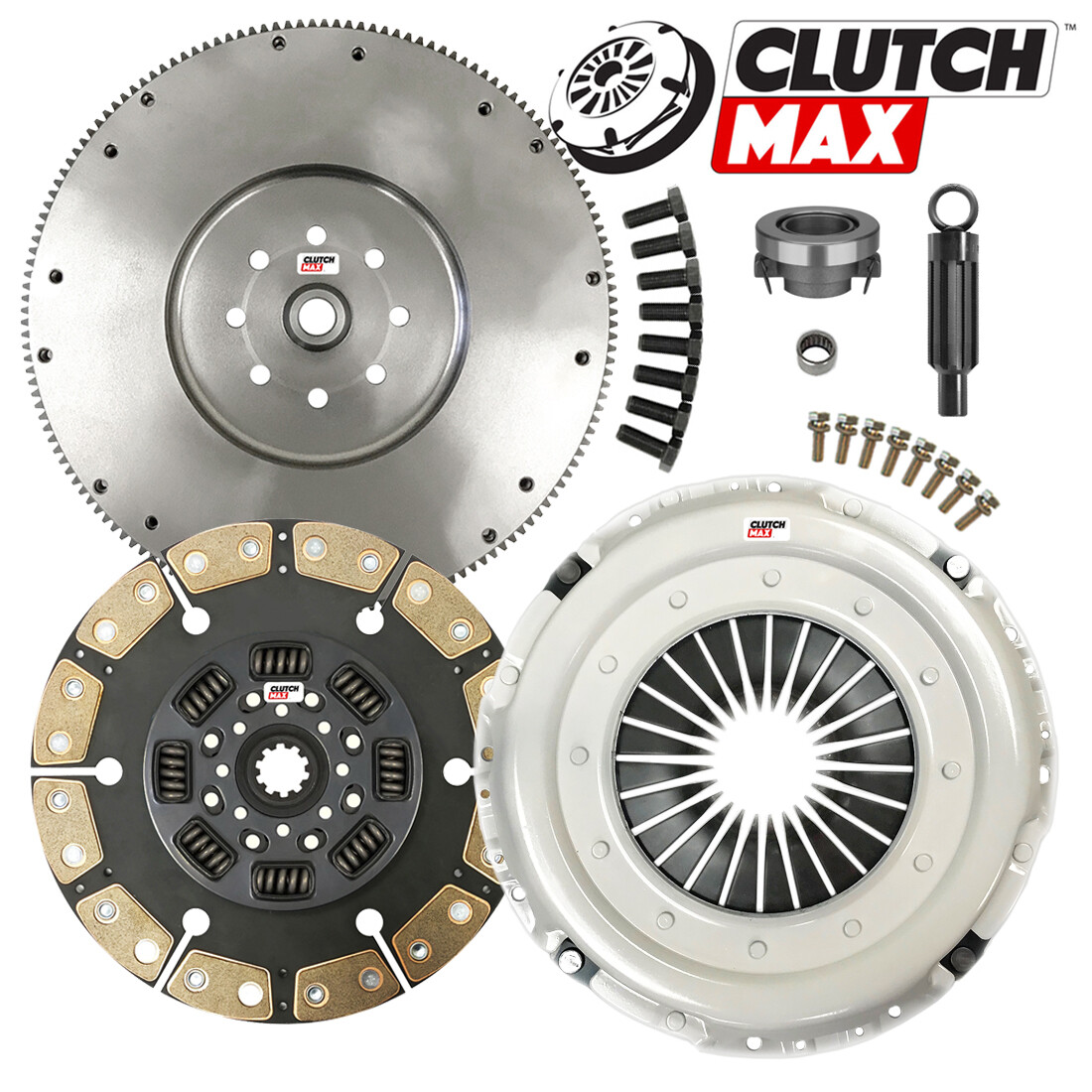 13" HD STAGE 4 CLUTCH KIT+FLYWHEEL for 94-03 DODGE RAM 2500 3500 CUMMINS NV4500