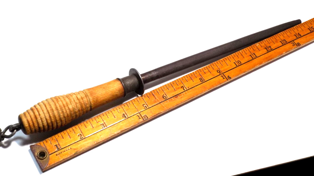 Kitchen Sharpener - 15" Long with Wooden Handle