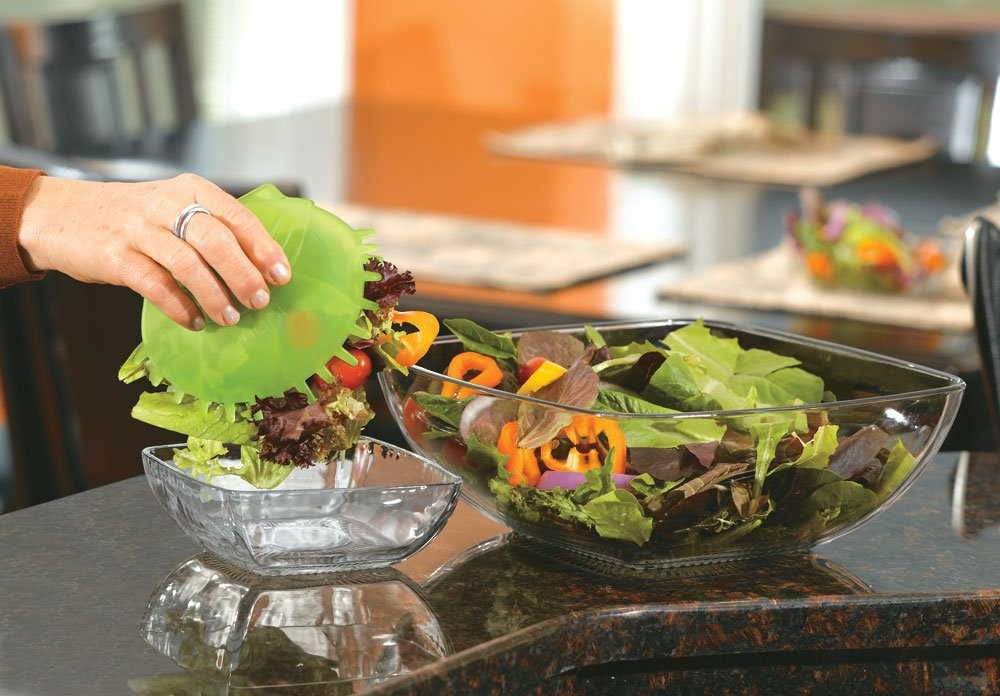 Snapi - The Single Handed Salad Server - Kiwi (Green)