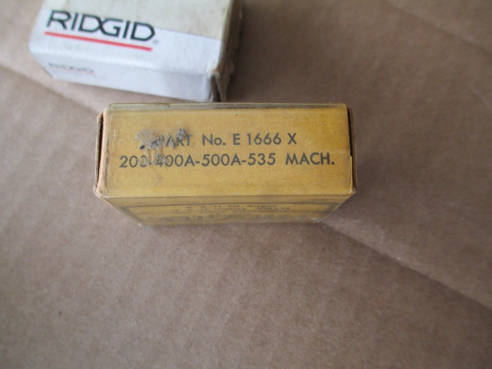 2 SETS RIDGID E-1666X JAW INSERTS NEW REPLACEMENT MOTOR BRUSH