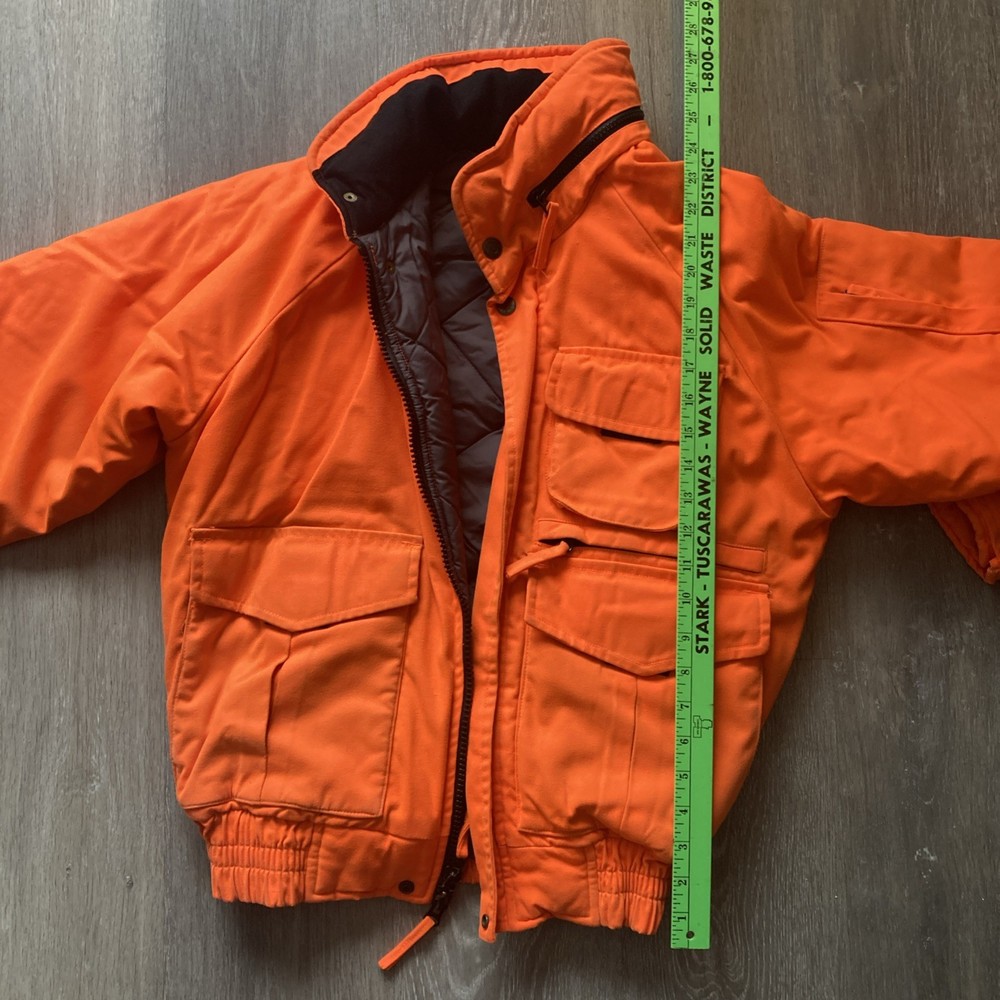 Filed And Stream Men’s Small Orange Hunting Jacket