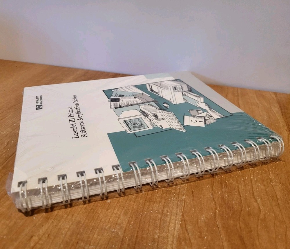 HEWLETT PACKARD LaserJet III Software Application Notes NEW SEALED Edition 1