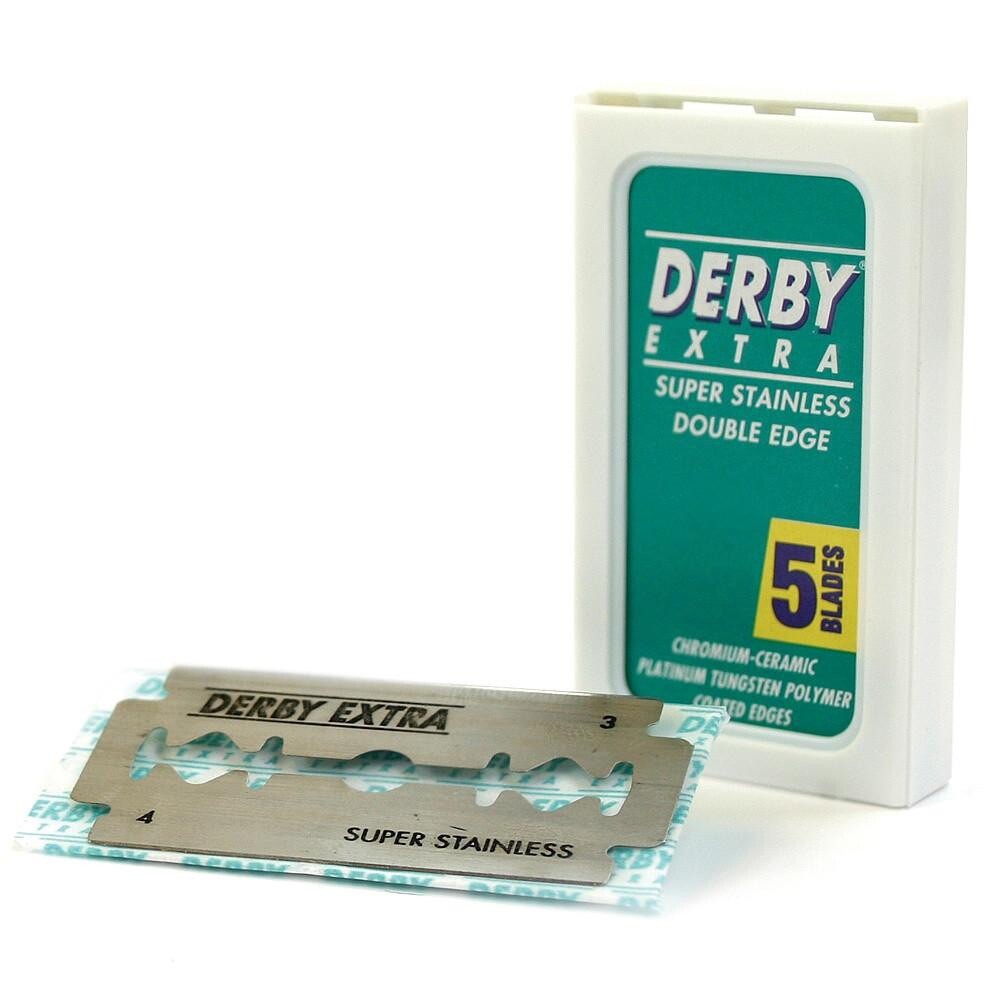 25 DERBY Razor Blades Extra Super Stainless Double Edge Sampler