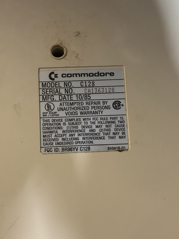 Commodore 128 Personal Computer and more - Untested- DOES Power On