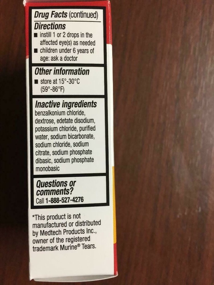 ARTIFICIAL TEARS OPHTHALMIC SOLUTION 15 ML (PACK OF 3)