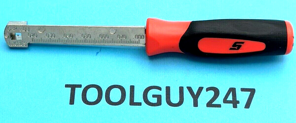 SNAP ON TOOLS USA Pocket SPARK PLUG GAP GAUGE RAMP GAUGE ORANGE HANDLE FBP2 ORG