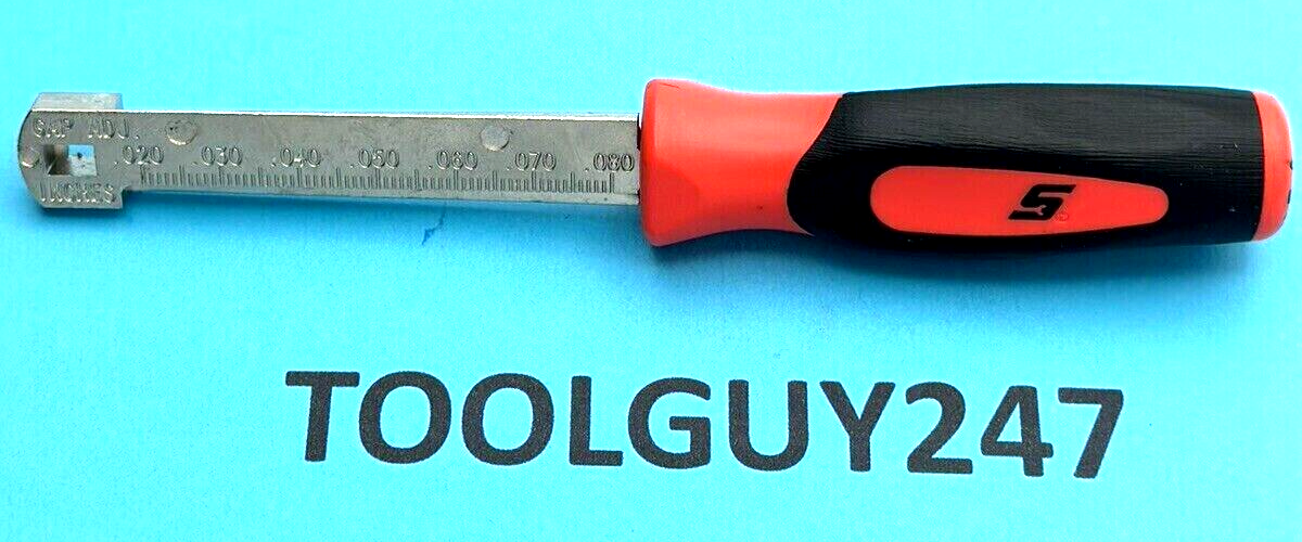 SNAP ON TOOLS USA Pocket SPARK PLUG GAP GAUGE RAMP GAUGE ORANGE HANDLE FBP2 ORG