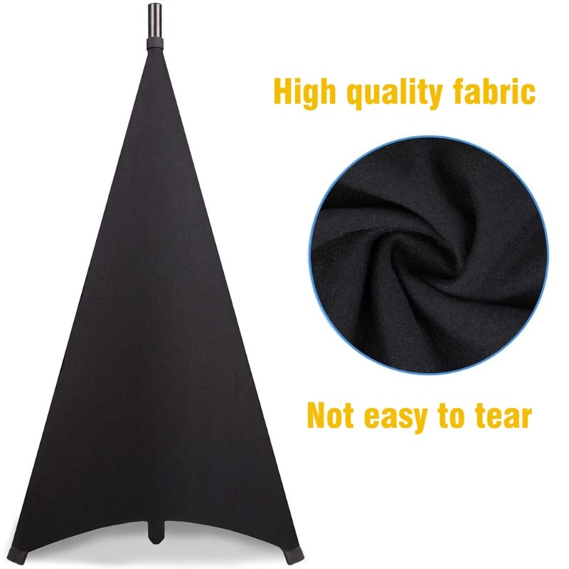 Support Stand Cover for Events 2 Sided Triangular DJ Speaker Stand Tripod Cover