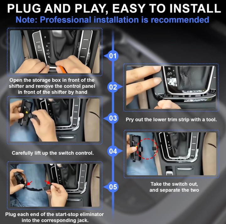VW Golf 7,Engine Management A Off Switch Fast and Easy Installation