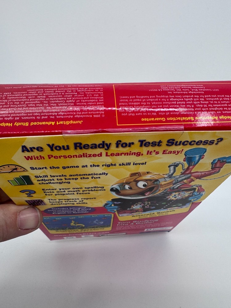 JumpStart Advanced Study Helpers 2 CD Set Math Booster Spelling Bee