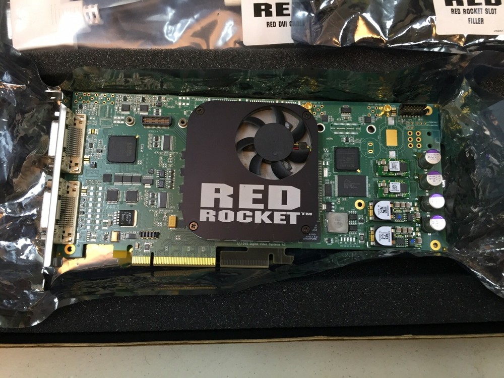 RED Rocket Digital Cinema Card w/ DVI Cables, SDI interface, Original box