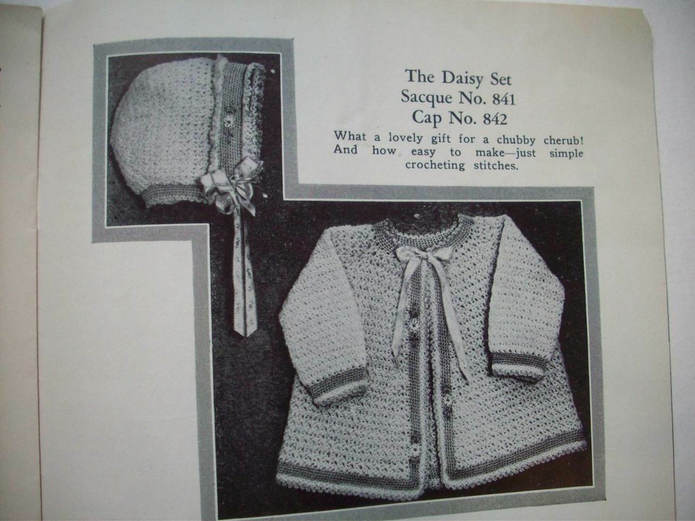 30's 40's? Crocheted & Knitted creations for children pattern booklet