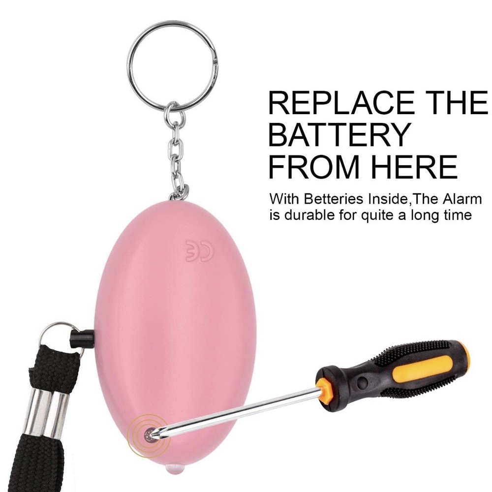 Personal Safety Alarm Keychain(Blue)