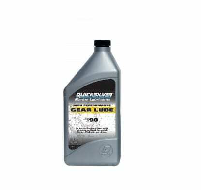 Mercury Marine Quicksilver High Performance Gear Oil SAE 90 Quart 92-858064K01