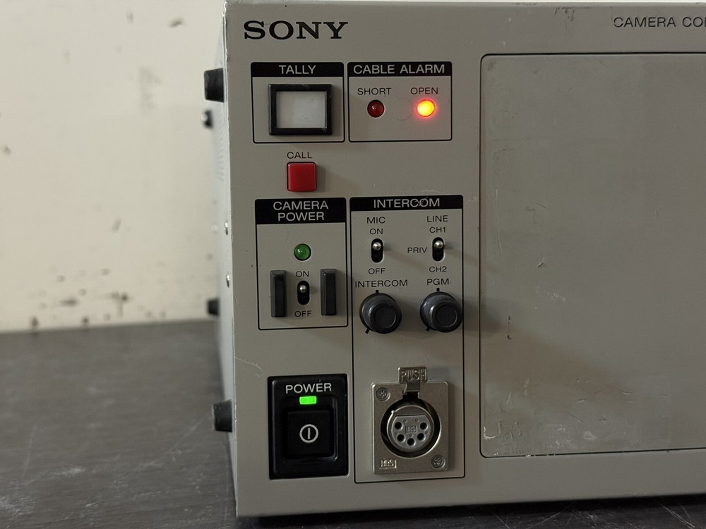 Sony Camera Control Unit CCU-TX7 W/ Remote RCP-TX7 - X68