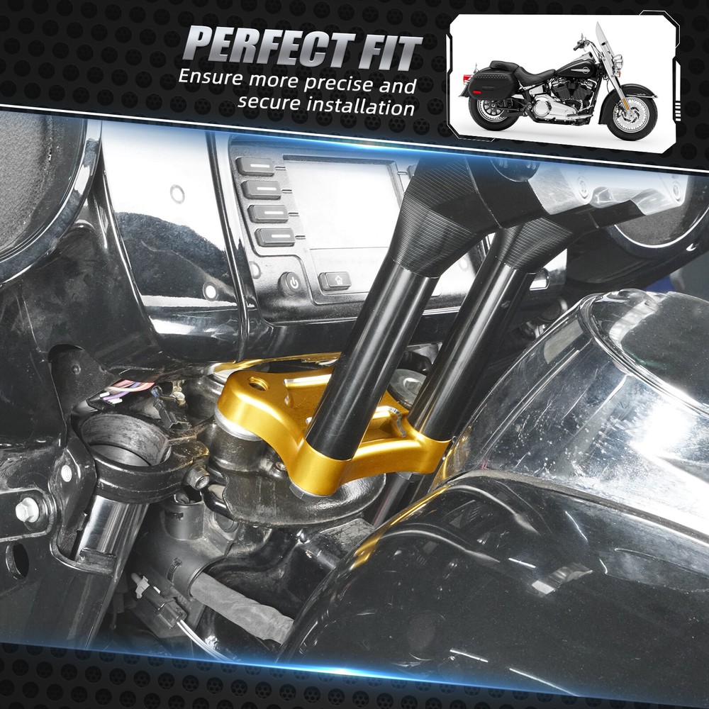 Anodized 2.5" Pull Back Plate For Harley CVO FLHTKSE CVO Tri Glide FLHTCUTGSE
