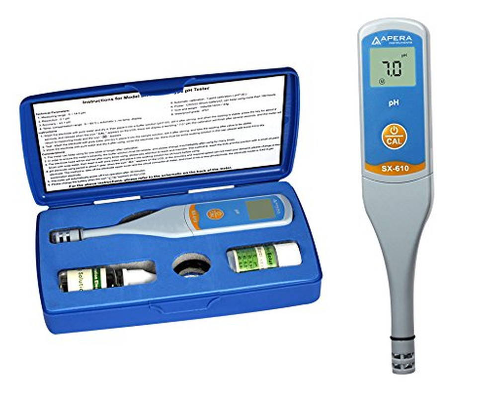 Waterproof Digital pH Pen Tester 0-14 Range Replaceable Probe ±0.1 Accuracy
