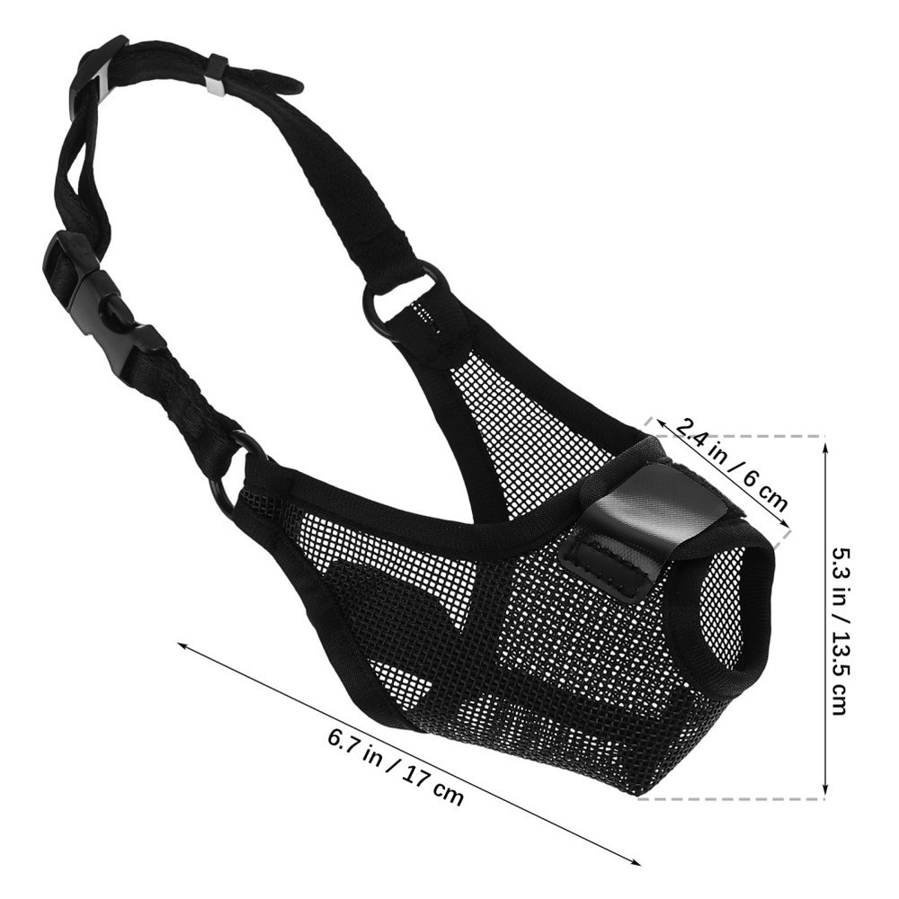 Muzzle for Pets Puppy Stop Biting Dog Prevent Eating Breathable Training