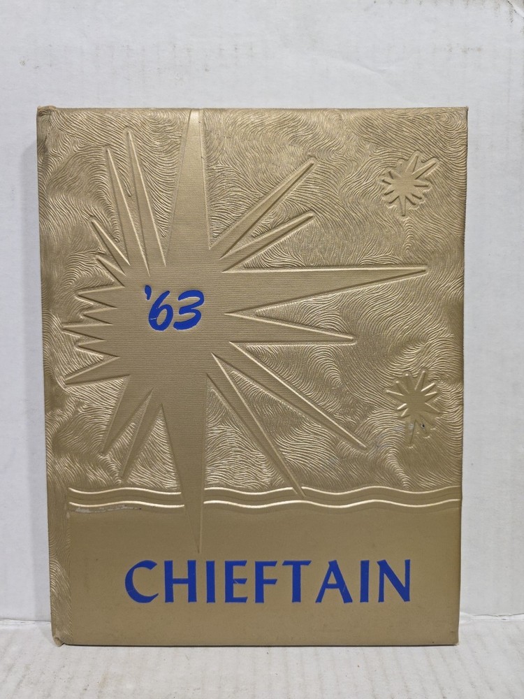 1963 Chieftain Yearbook,Bluejacket High School,Bluejacket,Oklahoma
