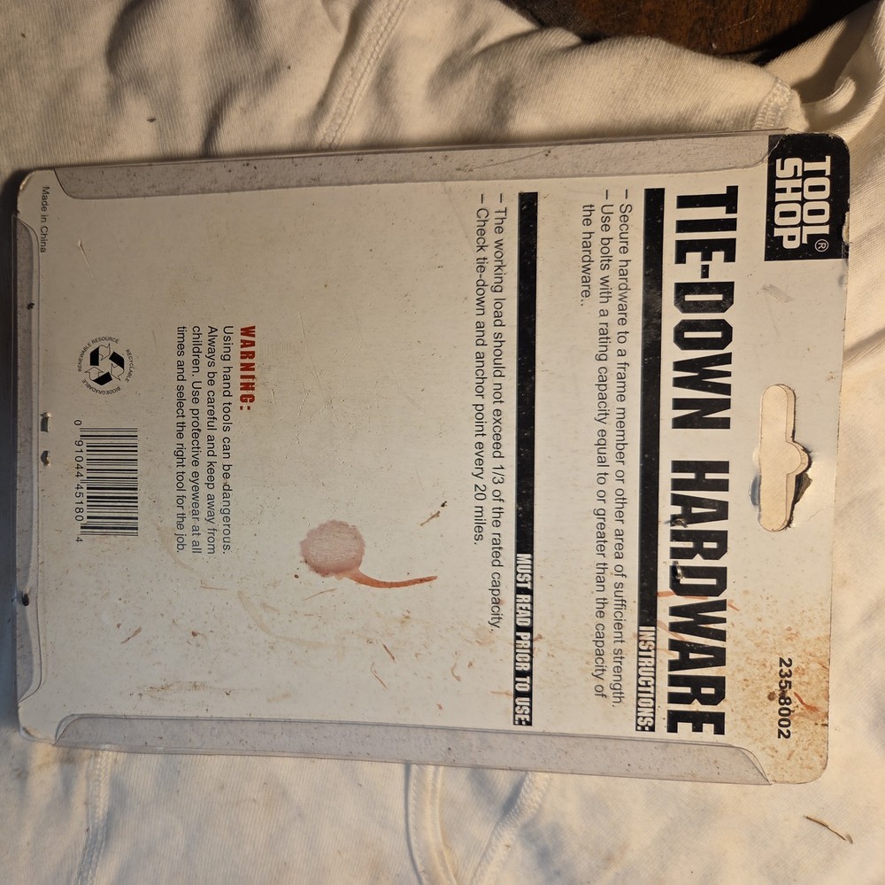 Tool shop-Trailer Tie Down Anchor Point 5000 Pounds