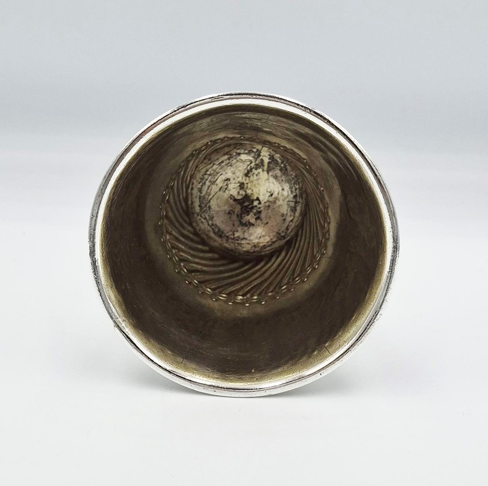 FINE 18TH CENTURY SWEDISH SOLID SILVER BEAKER CUP - CLM