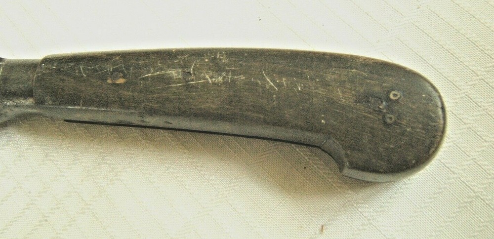 18TH ISLAMIC PERSIAN DAGGER HORN HANDLE CHISEL BLADE