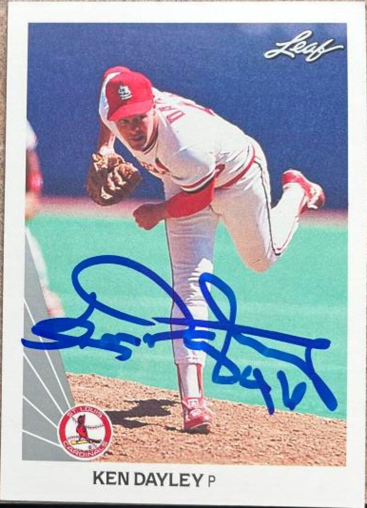 Ken Dayley Autographed 1990 Leaf #275