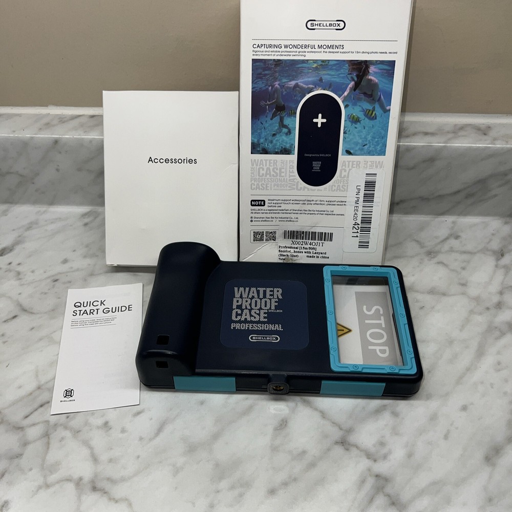 Shellbox Waterproof Diving Case, 15M Waterproof