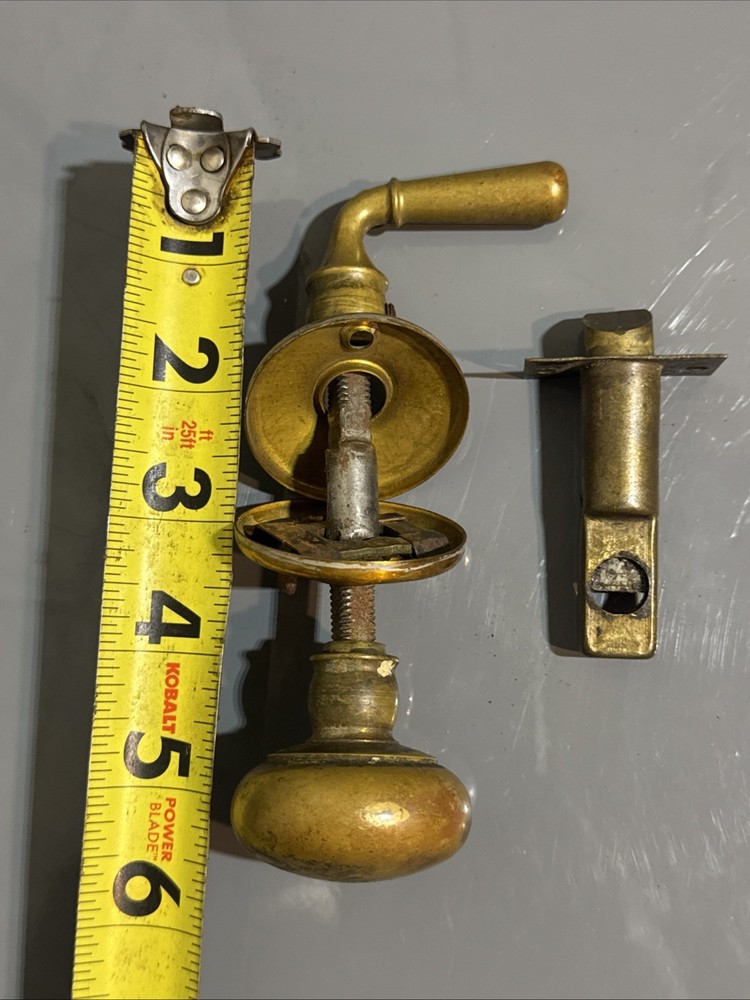 Vintage Brass Knob Set