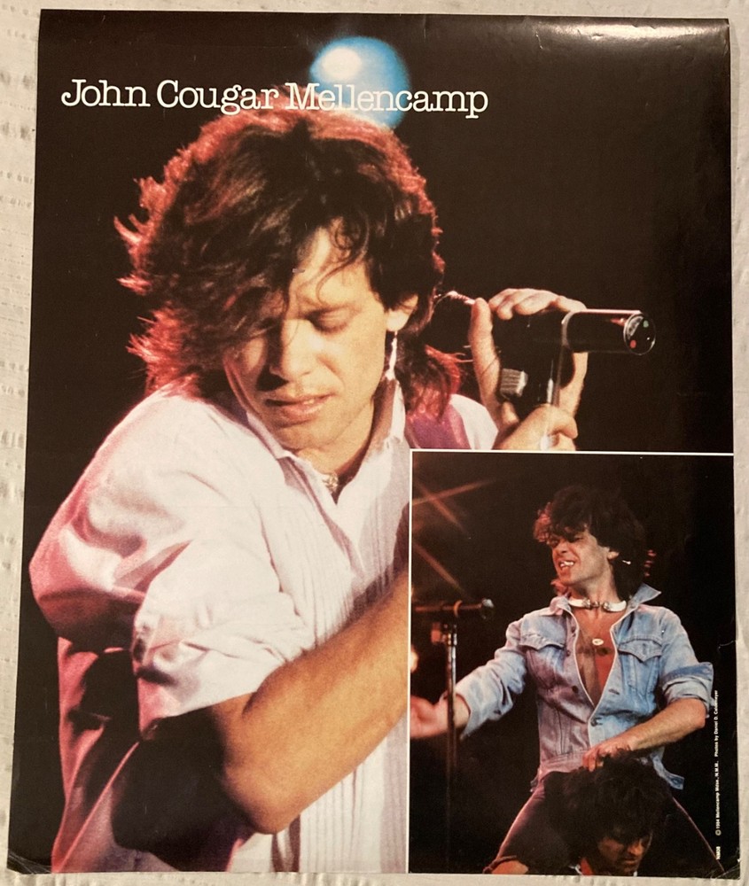 John Cougar Mellencamp 1984 Poster E