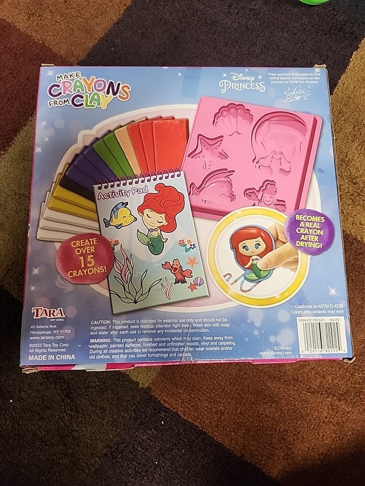 Disney Princess Make Crayons From Clay
