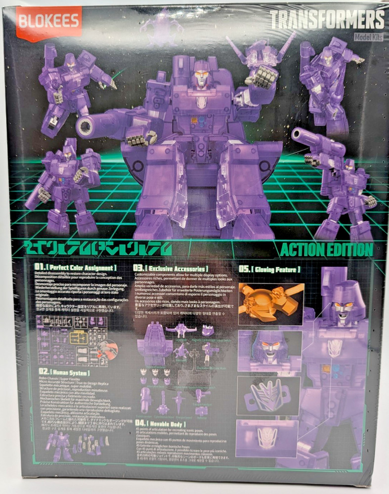 Blokees Transformers Action Edition AE 02 G1 Megatron Energy Explosion Version