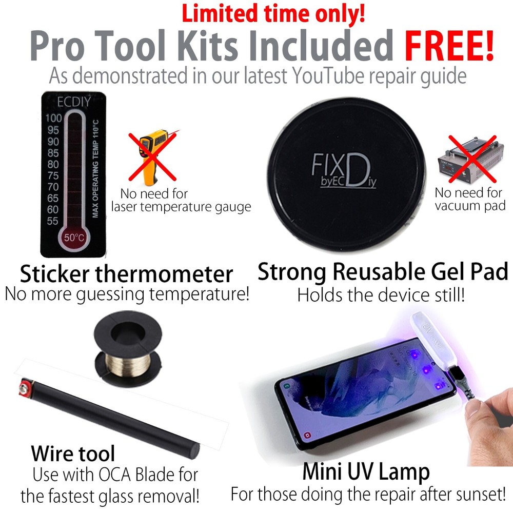 for Apple iPhone 14 Pro MAX Front Outer Touch Screen Glass Replacement kit