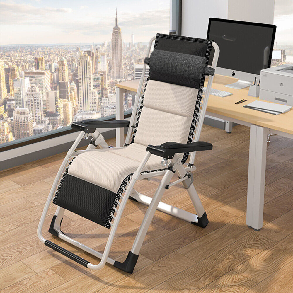 Slsy Zero Gravity Chair Folding Adjustable Reclining Patio Lounge Chair Mattress