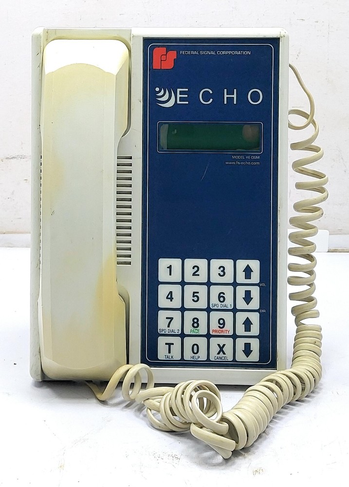 Federal Signal Corporation ECHO Wall Mount Intercom Stations E-DSM