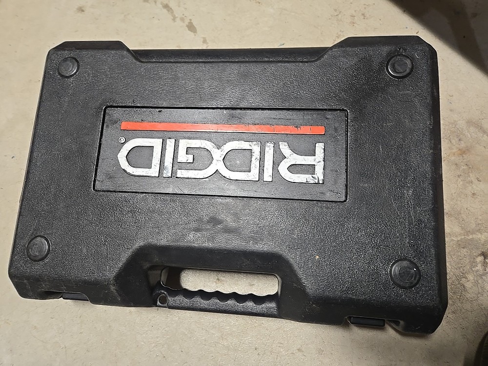 Ridgid RP 240 Press Tool Storage Case Only.